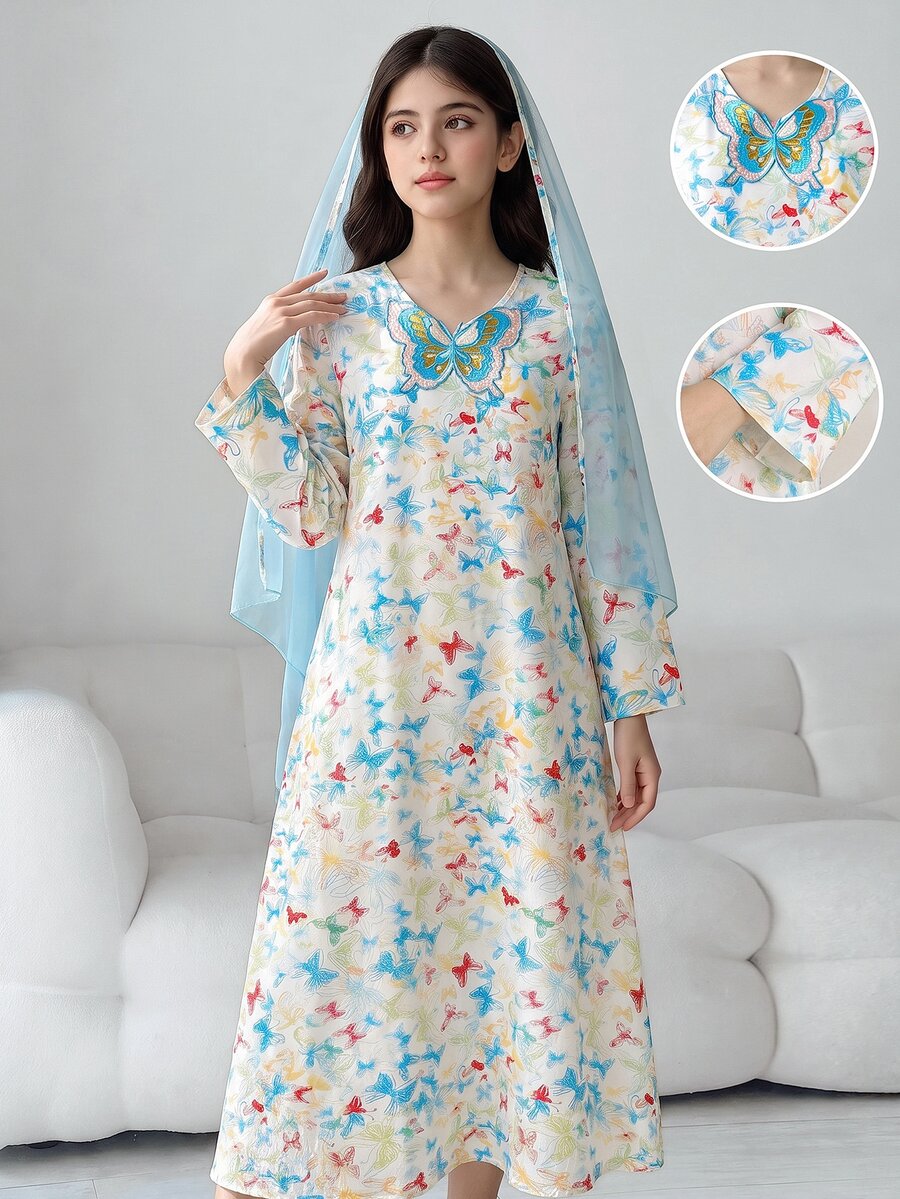 SHEIN 少女连衣裙 - 彩色 - 查看 1