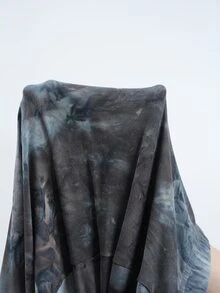 Muchica 大尺碼印花圓領短袖上衣與裙子兩件套，適合外出、度假、派對、海灘、正式場合，性感灰色夏季休閒街頭風 90 年代 - 彩色 - 查看 7