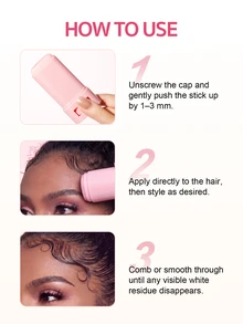 Slow Sunday Sakura Hair Wax Stick, Sakura Flavor, Style With Ease And Zero Breakage, Long-Lasting Hold, For All Hair Types, Y2K Fancy Fashion, Travel Essentials, Halloween & Christmas, Suitable For Fall & Winter Hair Styling, Autumn Essential - Hair Wax Stick - View 6