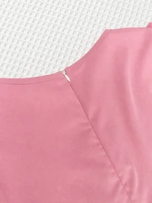 SHEIN Tween Girls Fall Tops 2pcs/Set Outfit, Ruffle Collar Pullover Long Sleeve Shirt, Woven Bow Fall Clothes,Back To School,School Clothes - Multicolor - View 11