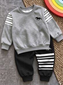 Young Boys Hoodie & Sweatshirt Co-Ords Kids - Multicolor - View 5