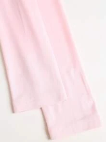 Sweetra 女款秋冬淺粉色甜美可愛修身外套，貝殼鈕扣裝飾，V領長袖通勤夾克，適合日常約會 - 彩色 - 查看 5