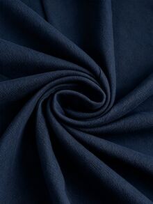 Elafinee Women's V-Neck Lace Patchwork Shoulder Short Sleeve Blouse - Navy Blue - View 4