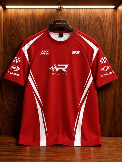 Gym Rark Camiseta deportiva de manga corta con cuello redondo y estampado de letras para hombre