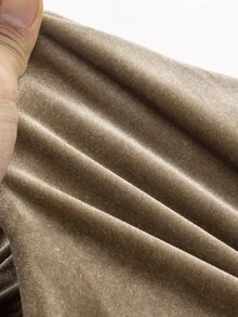 GentleRue Maternity Elegant Solid Color High Elasticity Maternity Sports Leggings - Coffee Brown - View 11