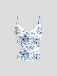 Sweetra 3pcs Set Women Slimming Camisole Top , Versatile Y2K Top - Multicolor - View 5