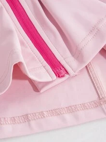 GentleRue Maternity Elegant Solid Color High Elasticity Maternity Sports Top - Pink - View 12