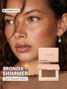 SHEGLAM Dream Touch Bronzer-12 Terracotta Powder Bronzer Brand Beauty Cosmetic Makeup For Women And Girls - Terracotta - View 1