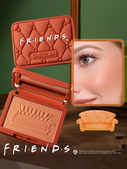 FRIENDS™  | SHEGLAM Take A Seat Velvet Sofa Blush Brand Beauty Cosmetic Makeup For Women And Girls