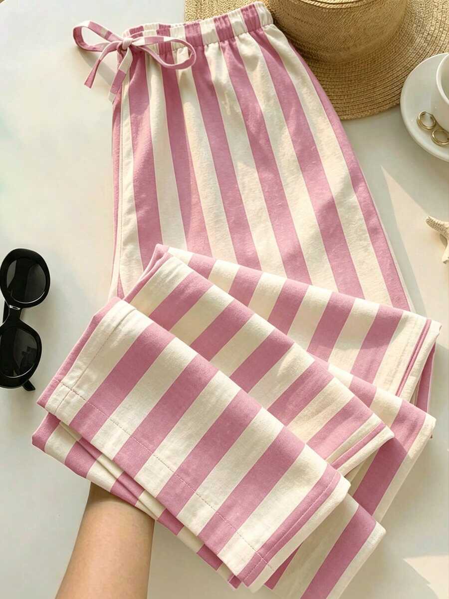 Kids Tween Girl Casual Minimalist Comfortable Mid-Waist Straight Leg Versatile Long Winter Pants Thicken - Multicolor - View 1