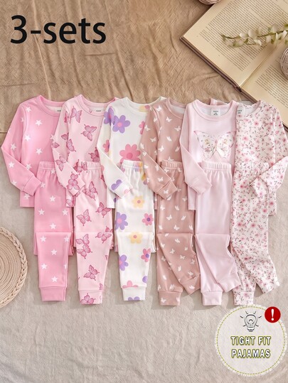 SHEIN 6 piezas de pijamas para niñas