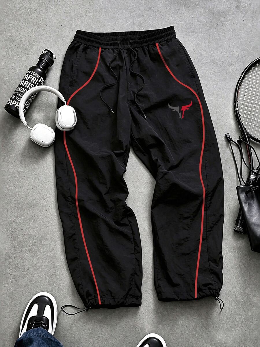Gym Rark 男士拼色休閒日常旅行運動長褲,健身房適用 - 彩色 - 查看 1