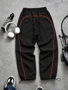 Gym Rark 男士拼色休閒日常旅行運動長褲，健身房適用 - 彩色 - 查看 2