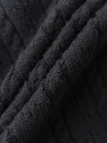 Elamini Women's Fashion Versatile Sweet Bow Daily Commute Date Outfit Autumn/Winter Pullover Sweater - Black - View 8