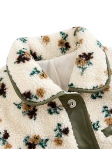 In My Nature WOMEN'S NEW SMALL WARM FLORAL Padded Coat AUTMN WINTER TOP - Multicolor - View 7