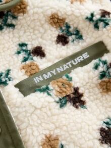 In My Nature WOMEN'S NEW SMALL WARM FLORAL Padded Coat AUTMN WINTER TOP - Multicolor - View 11