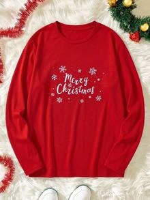 HIMLAND Men's Casual Long Sleeve T-Shirt [Excl. Baby & Kids] Christmas Winter Party Autumn Deer Print - Multicolor - View 1