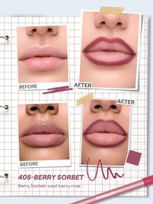 SHEGLAM Soft Stain 唇線筆-405-Berry Sorbet 品牌美妝化妝品 適合女士與女孩 - 405-漿果冰淇淋 - 查看 2