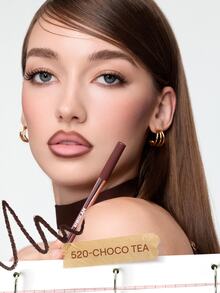 SHEGLAM Soft Stain قلم تحديد الشفاه-520-Choco Tea ماركة تجميل ومكياج للنساء والفتيات - شاي الشوكولاتة 520 - مشاهدة 9