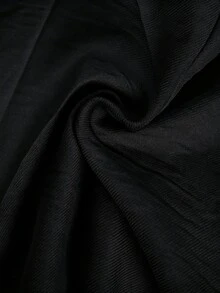 LUMIGAL Women's 2 Pieces Set: Round Neck Short Sleeve Casual Fashion Contrast Color Loose Wide Leg Pants - Black - View 7