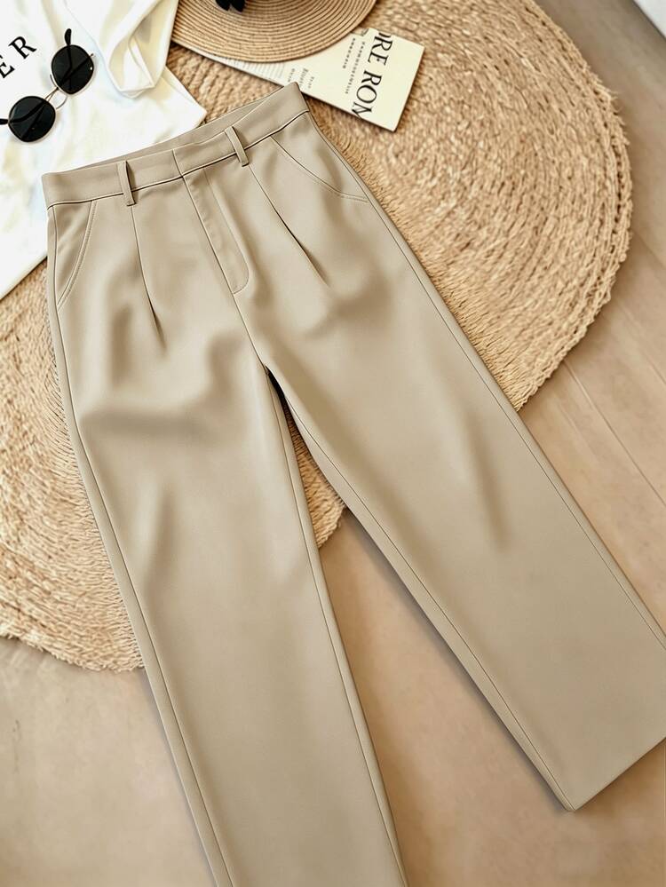 Resyla Women's Black & White Casual Pants, Suitable For Commuting, Outdoor, Office, Summer & Autumn (Belt Not Included) - Multicolor - View 6