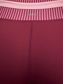 Nöista Sports Bra And Long Leggings Set In Pink Stripes - Burgundy - View 13