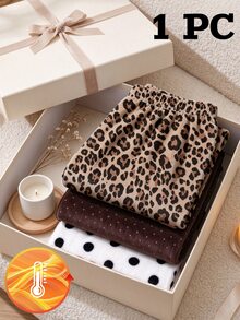 1 chiếc quần dài ống rộng lông xù cho bé gái tuổi teen, cạp chun mềm mại ấm áp, trang phục mùa đông - Nhiều màu - Xem 7