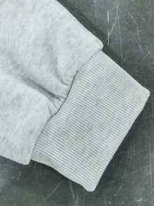 Selamara 纯色落肩卫衣，长袖上衣，毕业季、返校季、毕业季、教师节女款，返校季套头衫，秋季卫衣 - 灰色 - 查看 5