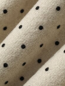 Dazy Kids Infant (Girl) Polka Dot Korean Style Autumn/Winter One-Piece Bodysuit - Beige - View 10