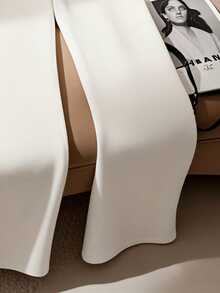Franclia Women's White Elegant Straight-Leg Office Pants - White - View 6