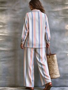 Linhara CURVE Plus-Size Women's Matching Sets; Elegant Women's Sets; Suitable For All Seasons. - Multicolor - View 2