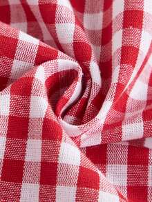 Manfinity Hypemode Plus Size Men's Plaid Casual Versatile Daily Wear Shirt - Red - View 1