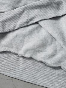 Major Grit Men's Letter Print Casual Everyday Hoodie - Light Grey - View 6