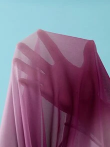 SHEIN Swim 夏季女款 2 件式海灘連體上衣，漸層編繩細肩帶，側綁帶裙比基尼 3 件套，粉紫條紋性感款 - 酒紅色 - 查看 8