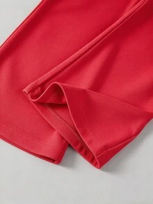 SHEIN 女童 2 件套 豹紋 3D 蝴蝶結可愛運動衫搭配豹紋長褲，秋季新款，適合秋冬室內外穿著 - 彩色 - 查看 6