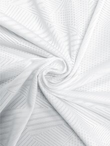CourtClass CourtClass Breathable Softness Curved Hem Sports Teeworkout Tank Top - White - View 7