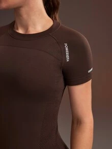 Powerista 2件組女款運動T恤與背心 - 黑色 - 查看 5