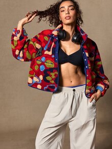 VARSIVA Women's Colorblock Casual Versatile Daily Travel Sports Jacket - Multicolor - View 10