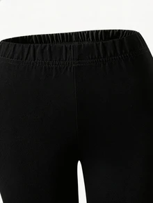 Bộ 3 món màu đen gồm áo khoác cổ đứng + áo hai dây + quần ống loe, trang phục mùa thu, lễ hội, phong cách nữ sinh năng động dễ thương đi học - màu đen - Xem 4