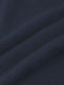 SHEIN طقم قطعتين من كنزة صوفية محبوكة فضفاضة بأكمام فانوس وبنطلون واسع الساق، بطراز أوروبي أنيق - الأزرق - مشاهدة 4