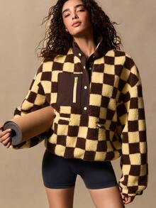 VARSIVA Women's Plaid Casual Daily Outdoor Sports Jacket - Multicolor - View 10