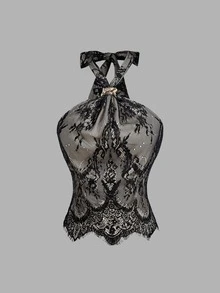 SHEIN MOD 3件組女款背心與細肩帶上衣 - 彩色 - 查看 9