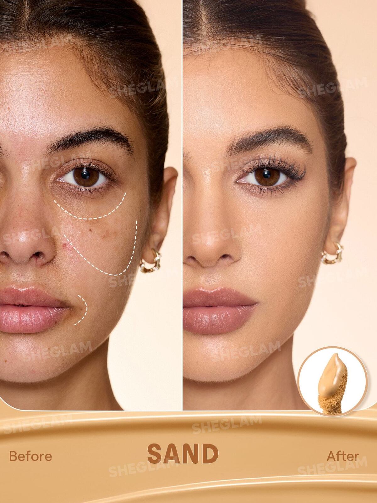 Hideaway Full-Coverage Concealer-Sand