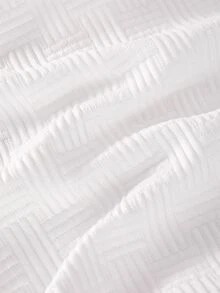 SHEIN كنزة رياضية كاجوال للأطفال الذكور بتطريز فارس وياقة بولو لفصلي الخريف والشتاء - أبيض - مشاهدة 6