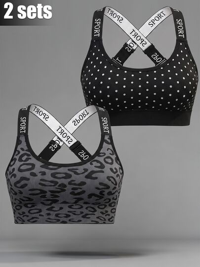 Slayform Slayform 2pcs Detachable Chest Pads Adjustable Shoulder Straps Women's Sports T-Shirt & Tank Top
