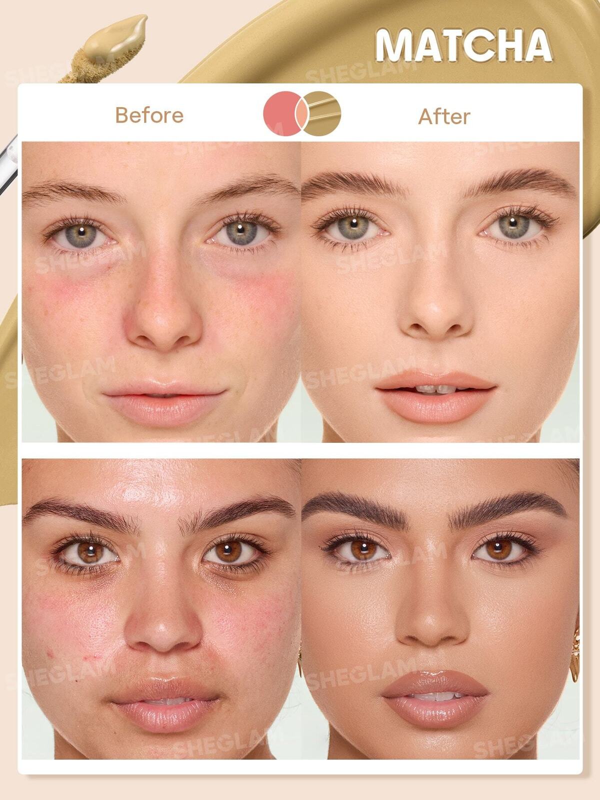 Hideaway Full-Coverage Concealer-Matcha