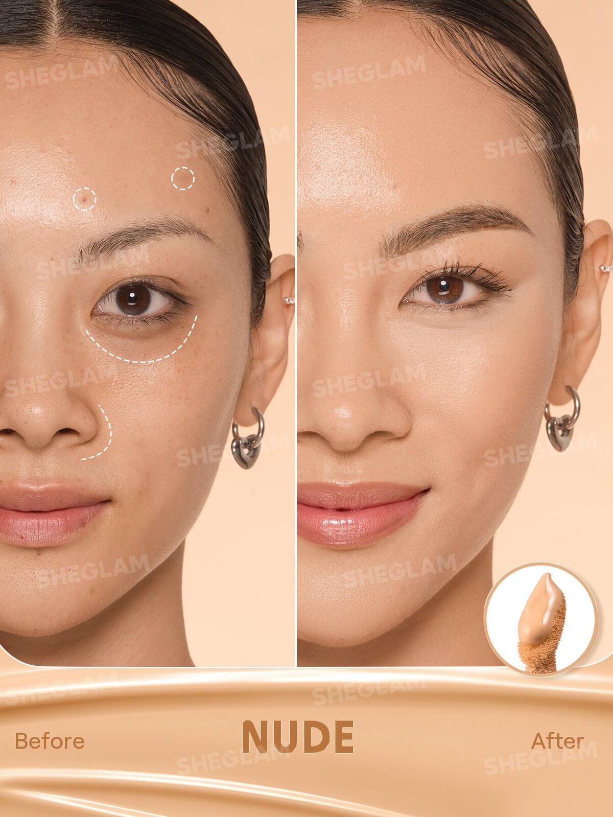 Hideaway Full-Coverage Concealer-Nude