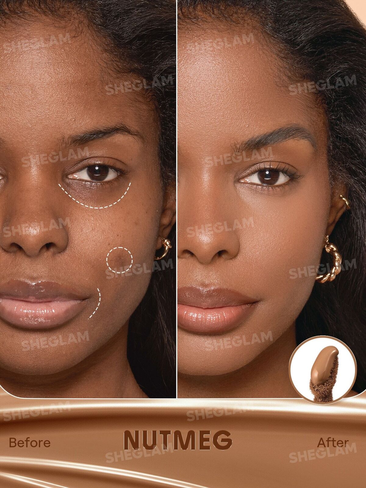 Hideaway Full-Coverage Concealer-Nutmeg