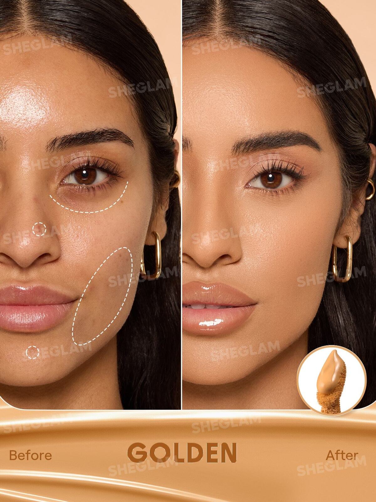 Hideaway Full-Coverage Concealer-Golden