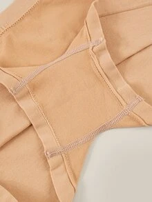 Bralution Women's Casual Comfy Knitted Fabric Plain Medium Stretch Boyshorts Multi-Color 3 Packs - Black - View 11